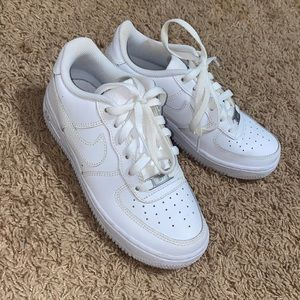 Nike Air Force Ones kids Size 4.5 Y